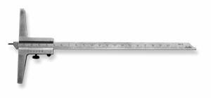 SCALA Tiefenmeßsch.300x150mm, Messstift 1/20mm, gerade, NICHT umsteckbar