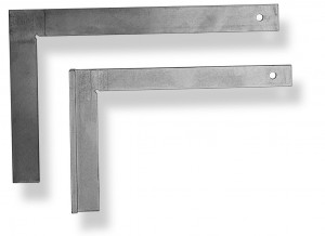 SCALA AN-Winkel 1000x500mm verzinkt Schlosserwinkel/Maurerwinkel + (ÜBERLÄNGENZUSCHLAG)