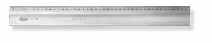 SCALA Maßstab 600 mm, Laserteilung Alu eloxiert, EG-Klasse II, mm-Tlg.