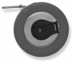 SCALA Glasfaserbandmaß 30 Meter TOP cm / weiß / mit Kurbel