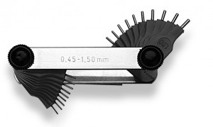 SCALA Düsenlehre 1,5-3,0mm, 16 Stifte poliert