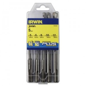 IRWIN SPEEDHAMMER™ Plus Bohrer SÄTZE SPDH Plus 5-tlg. Satz: 5/6/8/10/12 x 160mm