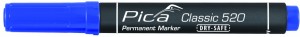 Pica Permanentmarker 1-4mm, Rundspitze, blau