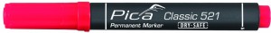 Pica Permanentmarker 2-6mm, Keilspitze, rot