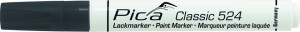 Pica Lack-/Industriemarker 2-4mm, Rundspitze, schwarz