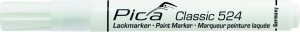 Pica Lack-/Industriemarker 2-4mm, Rundspitze, weiß
