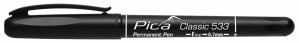 Pica Permanent-Pen, 0,7mm, schwarz