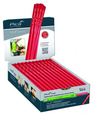 Pica Zimmermannstift, 30cm, 100er-Schachtel