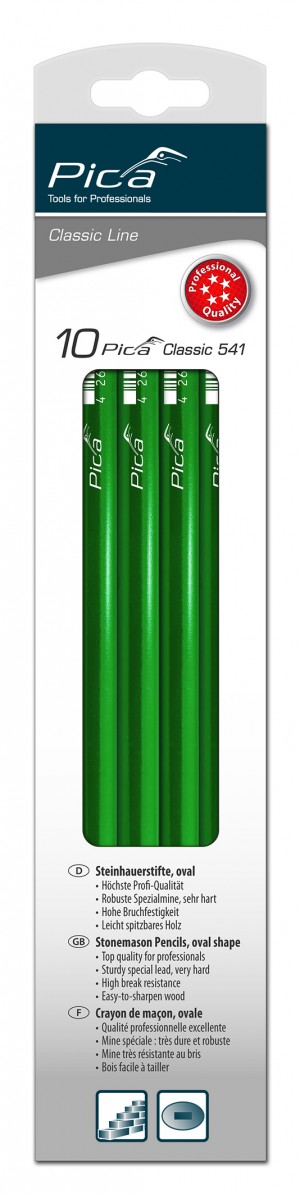 Pica Steinhauerstift, 30cm, 10er-Schachtel