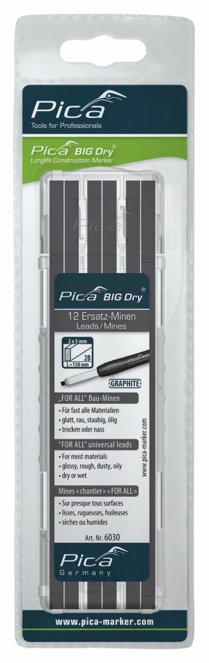 Pica BIG DRY Minen-Set FOR ALL Graphit - SB-Version