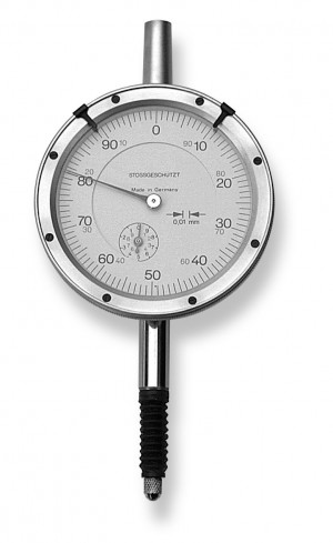 SCALA Meßuhr MB 10mm / 0,01mm / wasser+öldicht Gehäuse 58mm