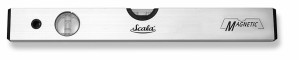 SCALA Wasserwaage 1200mm 0,5mm, magnetisch Aluminium silber elox.