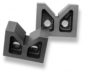 SCALA Prismenpaar 50x32x25mm,ohne Spannbügel gehärtet u.Allseitig geschl.,1 Einschn.