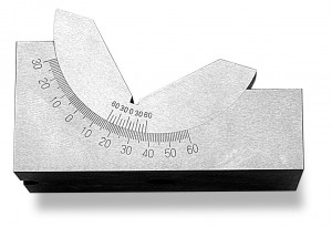 SCALA Winkelprisma 75x32.5x25mm, 60° gehärtet u.geschl.,1 Einschn.