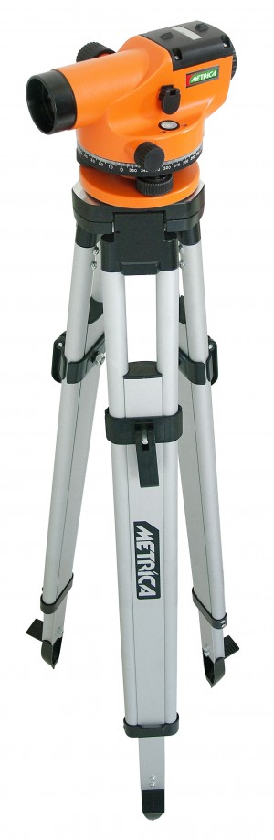 METRICA OPTISCHES NIVELLIER-GERÄT 32X 1000 Meter Reichweite Bestehend aus: ME 49205 + ME 60466 + ME 60498