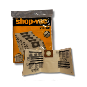 SHOPVAC - Standart Staubbeutel passend für Sauger mit 20/30 Liter, Inhalt 5 Stück
