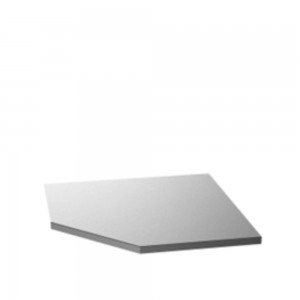 Semloc WorkSpace Eckedelstahlplatte Tief
