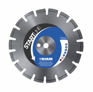 DIAM DIAMANTTRENNSCHEIBE Ø125/22.23 ASPHALT -  Strassenbelag, abrasives Material Trockenschnitt - H 10 mm