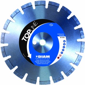 DIAM DIAMANTTRENNSCHEIBE Ø350/25.4 ASPHALT -  Strassenbelag, abrasives Material Trockenschnitt  oder Nass