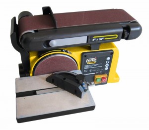 FEMI Jobline Bandschleifer mit Scheibe - Band 100 mm - Scheibendurchmesser 150 mm - Modell BD31-462