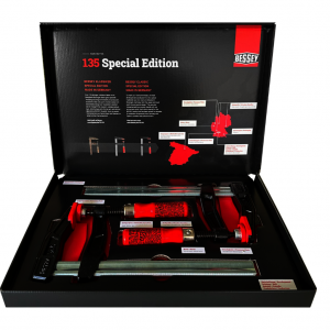 BESSEY Jubiläumsset 2x Tempergusszwinge TGA25SET-135 Limited Edition
