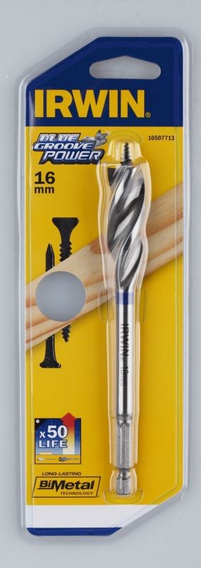 IRWIN Blue Groove Power Holzbohrer BG Power 14mm
