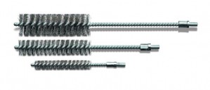 LESSMANN Bohrloch-Innenbürsten IBE stumpfe Spitze 140 x 80 mm zylindrisch Drm 14 mm Stahldraht STA gewellt 0.10 mm Drehdraht verzinkt 2.5 mm = Schaft 4.7 mm
