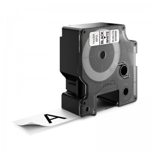 DYMO D1-Schriftband, 24mm x 7m, schwarz auf weiß
UV-beständig