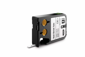 DYMO XTL Heißschrumpfschlauch, endlos 6mm x 2,70m, schwarz auf weiß