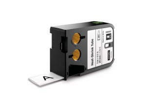 DYMO XTL Heißschrumpfschlauch, endlos 24mm x 2,70m, schwarz auf weiß