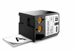DYMO XTL Etikett, Polyester, permanent haftend, 100 Stück auf Trägerband 51mm x 76mm, schwarz auf weiß (XTL500)