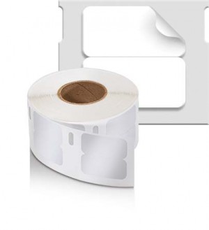 DYMO LW-Vielzweck-Etiketten ws, 1 Rolle 1000 Etiketten, 13 x 25 je 2 hoch, weiß ablösbar
