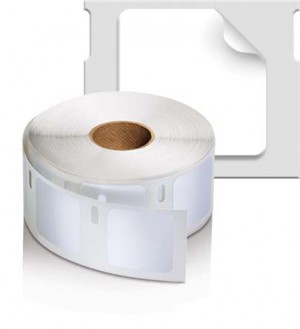 DYMO LW-Vielzwecketiketten quadratisch, 1 Rolle à 750 Etiketten, 25 x 25, weiß ablösbar