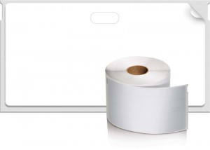 DYMO LW-Namensschilder klein, 1 Rolle à 300 Etiketten, 41 x 89, weiß ablösbar