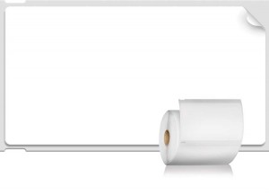 DYMO LW-Versand- / Namensschild-Etiketten, 2 Rollen a 575 Etiketten quer auf Rolle nur für LW 4XL, 102 x 59, weiß permanent