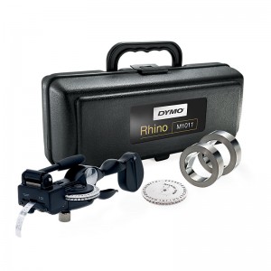 DYMO Prägegerät Rhino M1011 im stabilen Hartschalenkoffer - kompatibel mit Rhino-Prägeband