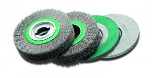 Entgrat-Rundbürsten Litzendraht rostfrei ROL gewellt 0,35 mm