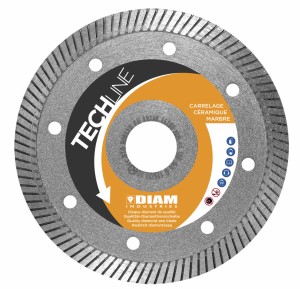 DIAM DIAMANTTRENNSCHEIBE Ø125/22.23 FLIESEN -KERAMIK Hartstein, vollmassiges Feinsteinzeug Trockenschnitt