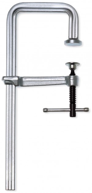 BESSEY Ganzstahl-Schraubzwinge in U-Form GU25-12-6ZK mit Knebelgriff
Spannweite 250 mm/Ausladung 120 mm