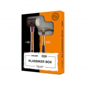 HALDER Klassikerbox SIMPLEX-Schonhammer, Gummikomposition / Superplastik und Latthammer