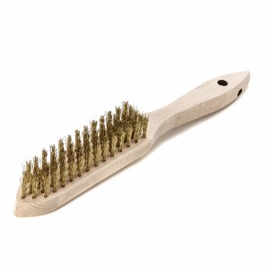 LESSMANN Handbürsten 5 Reihen Messingdraht MES gew. 0,35 mm