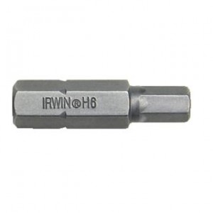 IRWIN Bits, Sechskant Sechskant 3,0mm - 1/4”/25mm - 10 Stck.   1 Pkg. = 10 Stk.