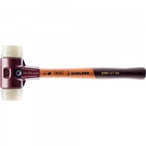 SIMPLEX-SCHONHAMMER
Nylon, weiß beidseitig
