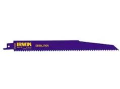 IRWIN Bi-Metall-Säbelsägeblätter für Abrissarbeiten 960R 225mm 10TPI, Abrissarbeiten   1 Pkg. = 5 Stk.