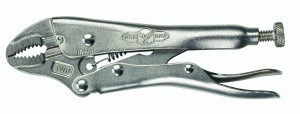 IRWIN Gripzangen mit gebogenen Backen und Drahtschneider Original - 5WR 5”/ 125mm - Cap. 29mm