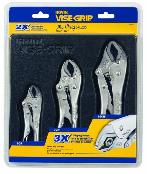 IRWIN Gripzangen - Sätze 3 Stck. Original - (5CR, 7CR, 10CR) in Aufbewahrungskasten