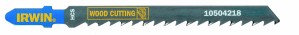 IRWIN HCS Stichsägeblätter für Holz - T-Schaft HCS, 100mm, 6 TPI, T144D, Standard   1 Pkg. = 5 Stk.