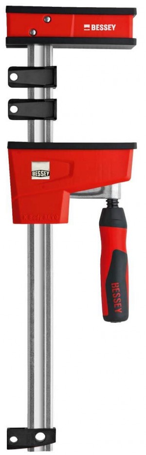 BESSEY Korpuszwinge REVO KRE60-2K
Spannweite 600 mm/Ausladung 95 mm/Schiene 29x9 mm