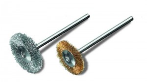 Miniatur-Rundbürsten Schaft 3,0 mm   
Drm 22 Stahldraht STH gew. 0,10 mm

