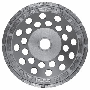 DIAM DIAMANTSCHLEIFTELLER Ø180/22.23 BETON - EPOXID doppelreihigen Segmenten Trockenschleifen - H 7 mm